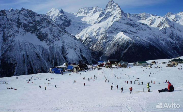 Турпоездка в Домбай на 2 нч 3-х раз. питание