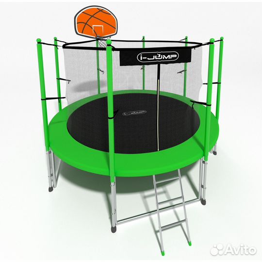 Батут I-jump basket 6FT green