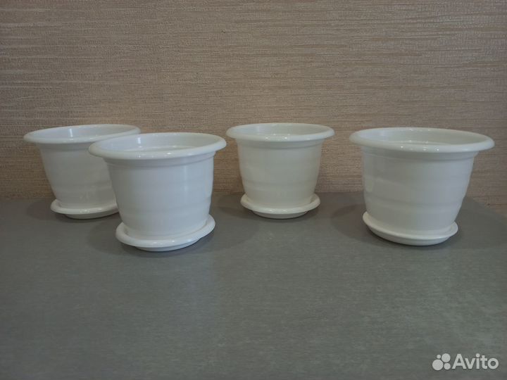 Цветочные горшки бу