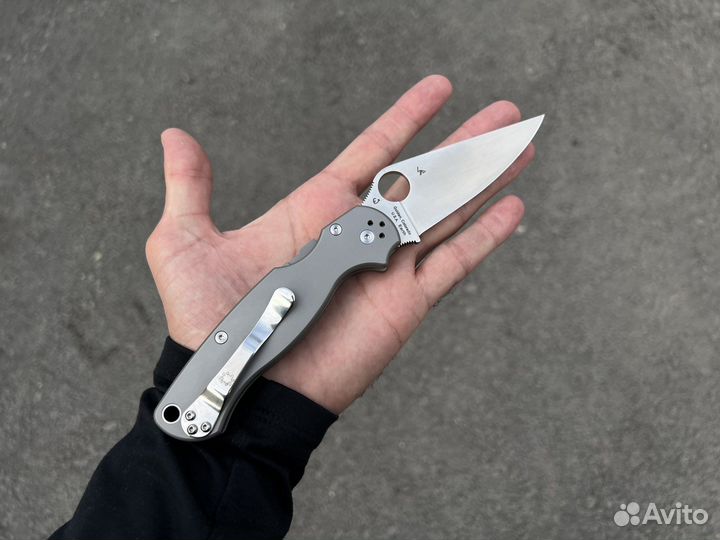 Нож Spyderco paramilitary 2 Титан