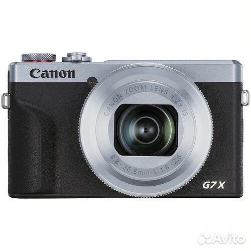 Canon PowerShot G7 X Mark III, серебристый