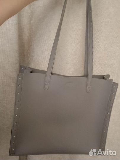 Сумка женская большая серая бренд mohito\ Мохито