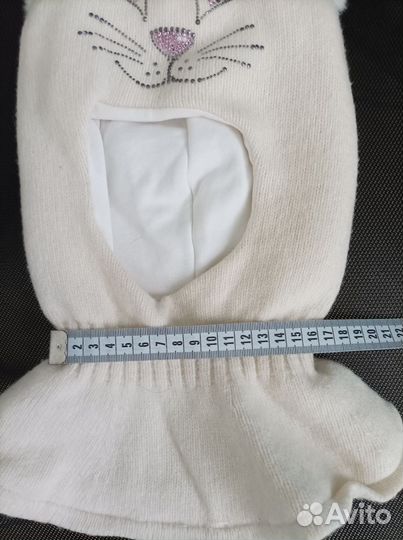 Шапка шлем для девочки