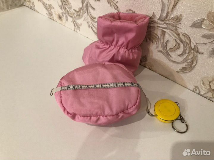 Детские пинетки на флисе