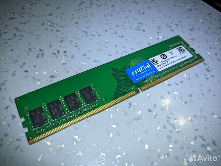 Оперативная память 4 gb ddr4 2400 mhz crucial