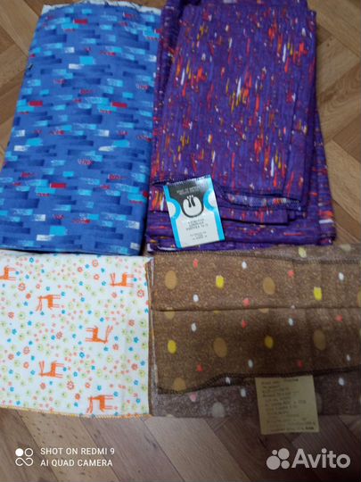 Отрезы ткани новые детские новые пелёнки СССР