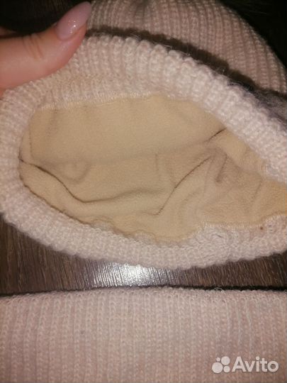 Шапка+снуд для девочки