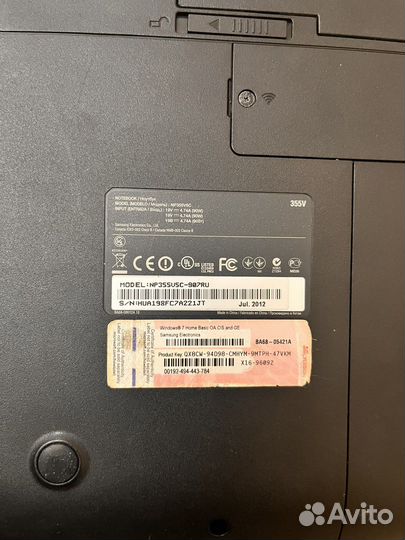 Ноутбук Samsung NP355V5C