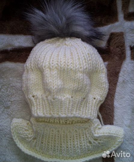 Шапка и снуд шарф для мальчика