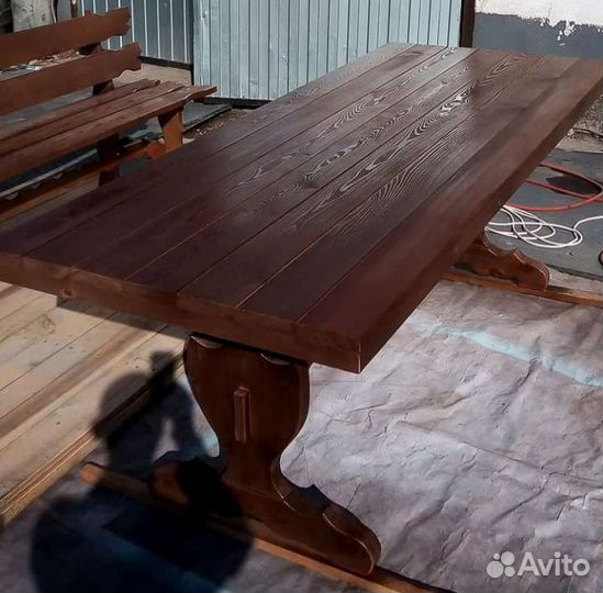 Комплект стол с лавки