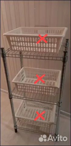 Хранение продуктов и кух.техники - без корзин