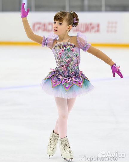 Костюм для фигурного катания 116 122 платье