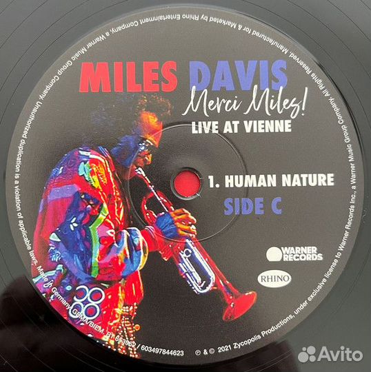 Виниловая пластинка Miles Davis - Merci Miles Live