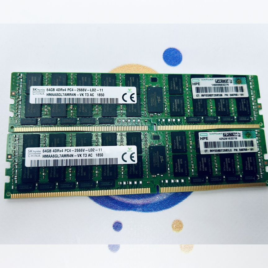 [840759-091] Ddr4 64gb 2666 Ecc Reg Hp 840759-091