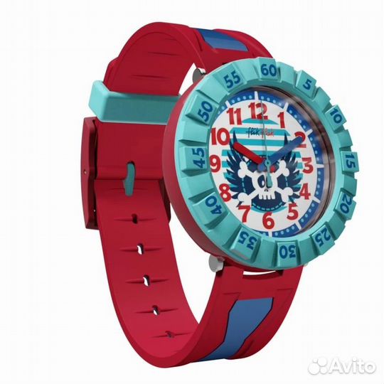 Часы swatch flik flak spunky sailor