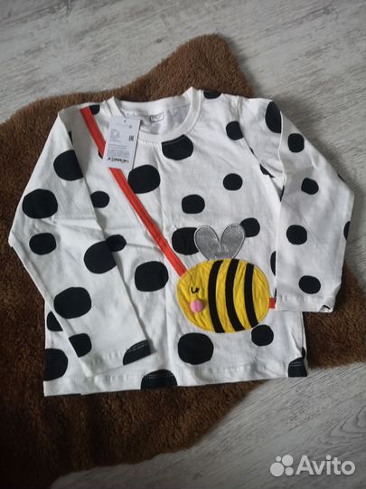 Лонгслив для девочки