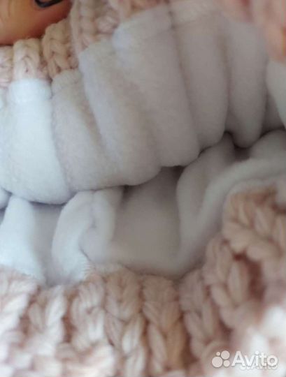 Комплект шапка, шарф новый