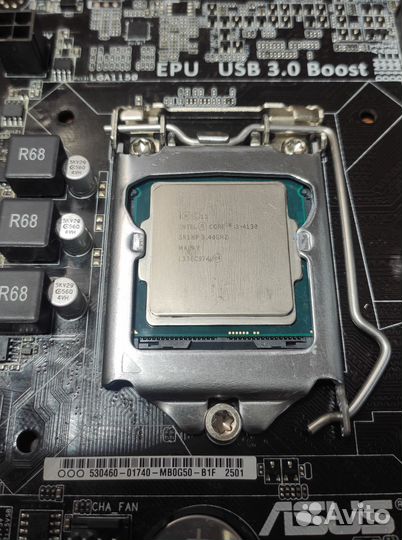 Связка Asus B85M-G,i3-4130
