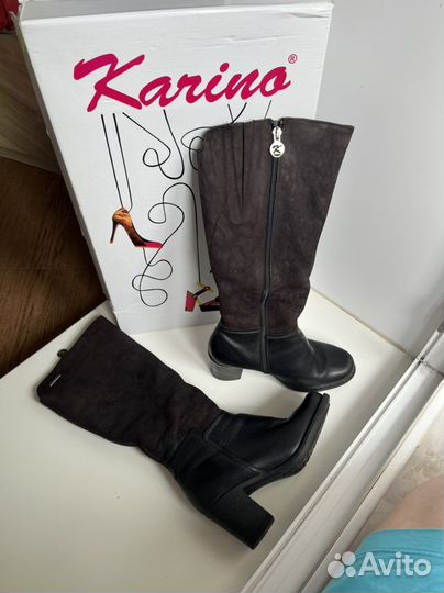 Сапоги кожаные натуральные 38 размер