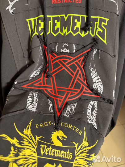 Худи vetements restricted Шоурум
