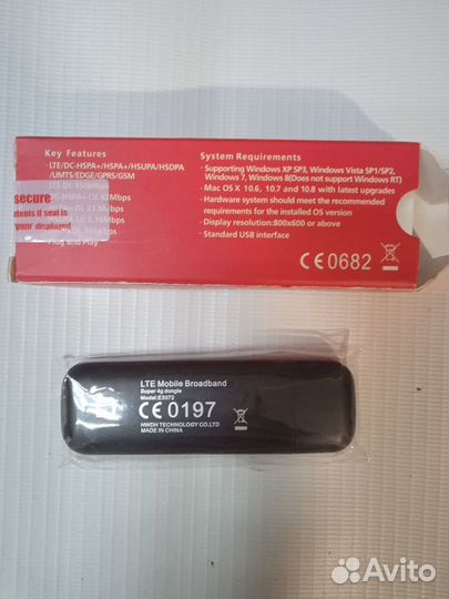 Модем E3372 LTE Dongle новый