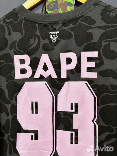 Футболка bape x inter miami оверсайз (новинка)