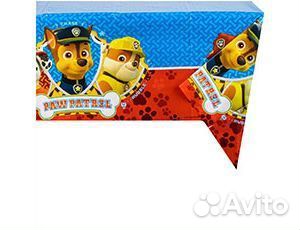 Скатерть полиэтиленовая «Щенячий патруль», 120х180