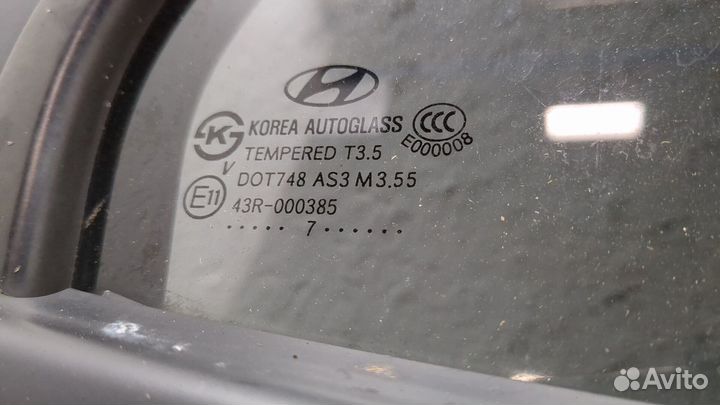 Дверь правая задняя Hyundai Santa Fe, 2008