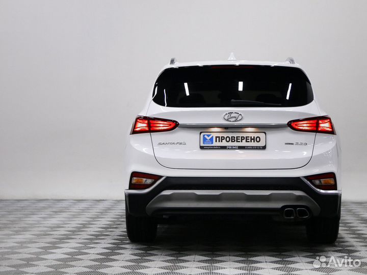 Hyundai Santa Fe 2.2 AT, 2019, 56 355 км