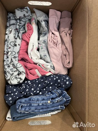 Пакет одежды и обуви для девочки 80-92
