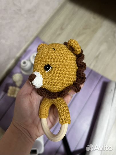 Вязаные погремушки