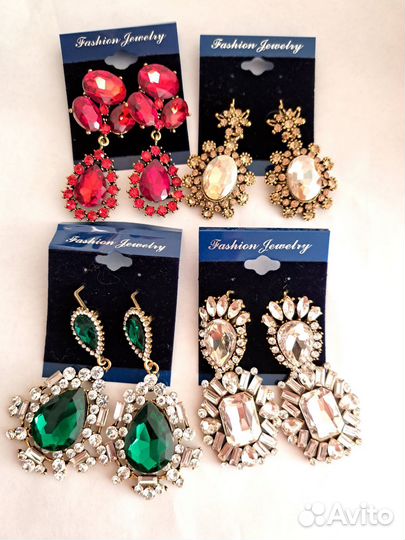 Серьги разные