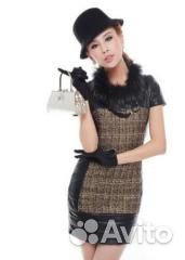 Кожаное платье