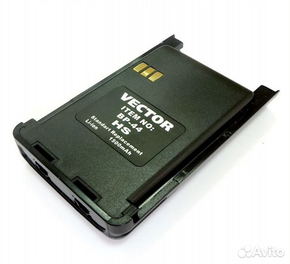 Аккумулятор для рации vector BP-44 HS