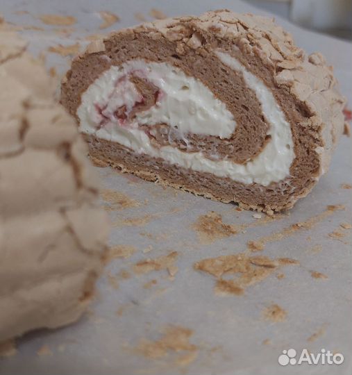 Меренговый торт/рулет