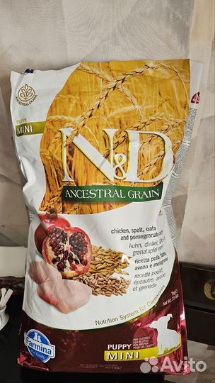 Farmina N&D ancestral grain Chicken для щенков
