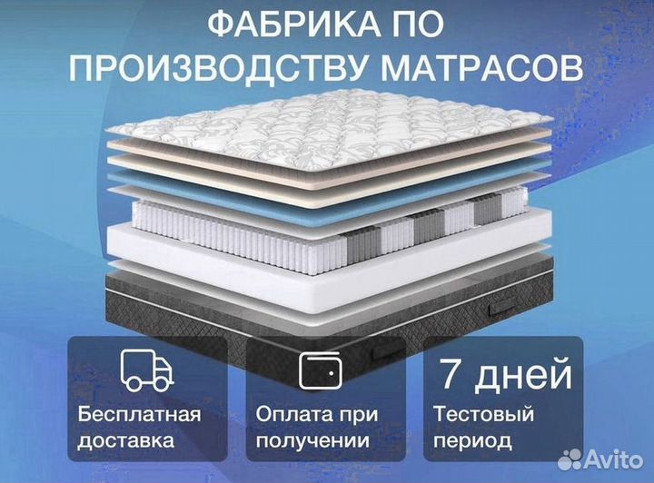 Матрас 160х200 на прямую от производителя