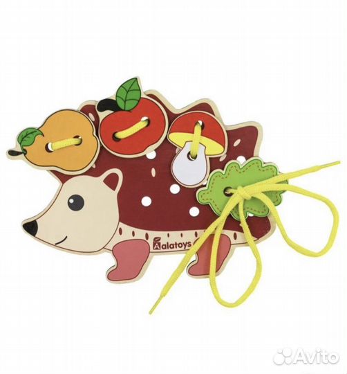 Развивающие игрушки, шнуровка