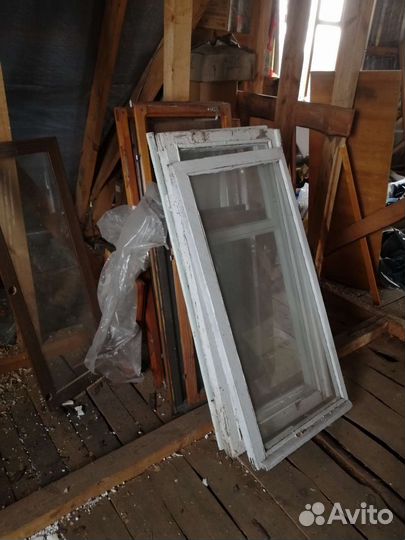 Двери, рамы б/у