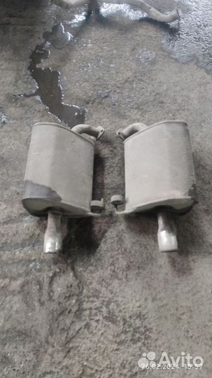 Банки глушителя subaru legacy