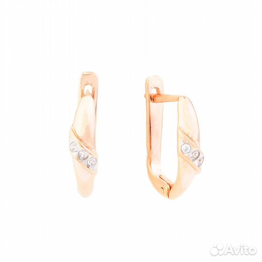 Серьги золотые