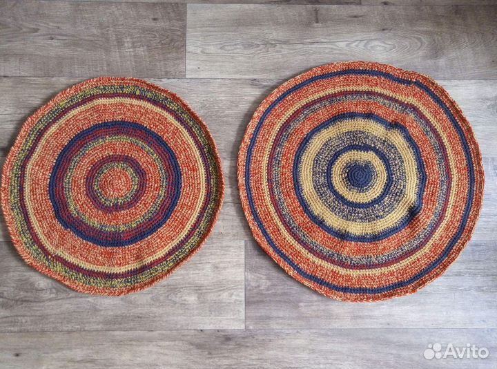 Коврик вязаный крючком