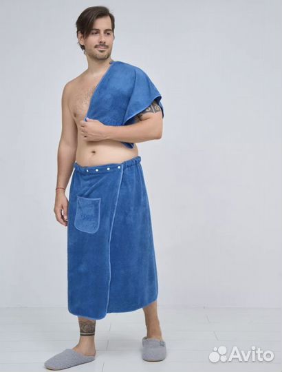 Банный набор мужской бани и сауны, полотенце
