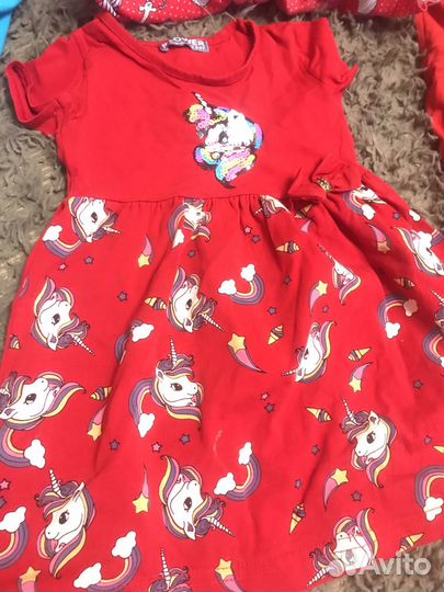 Детские вещи пакетом на девочку 98 104