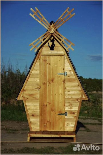 Уличный туалет домик с установкой CJR