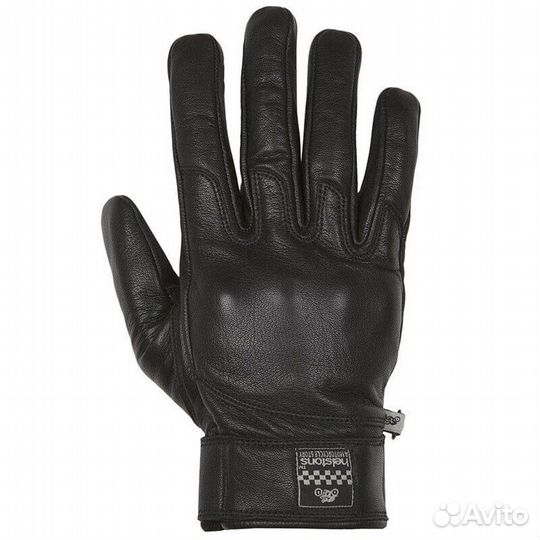 Helstons Wolf мотоперчатки Black Черный