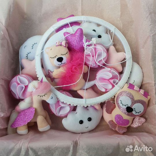 Мобили из фетра в наличии и на заказ