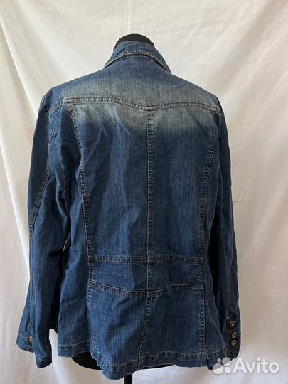Куртка джинсовая размер 48