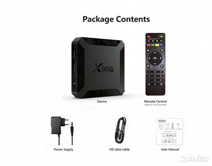Смарт приставка TV BOX X96Q