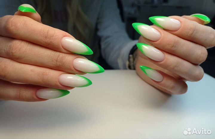 Маникюр гель-лак, наращивание ногтей, педикюр